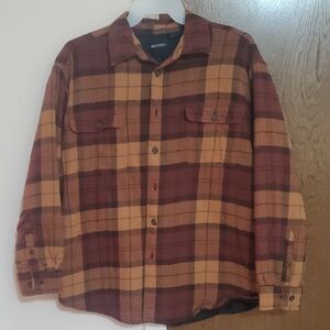 Quilted Puritan Black and White Plaid Shirt